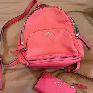 Kate Spade Jackson Backpack and Wallet
